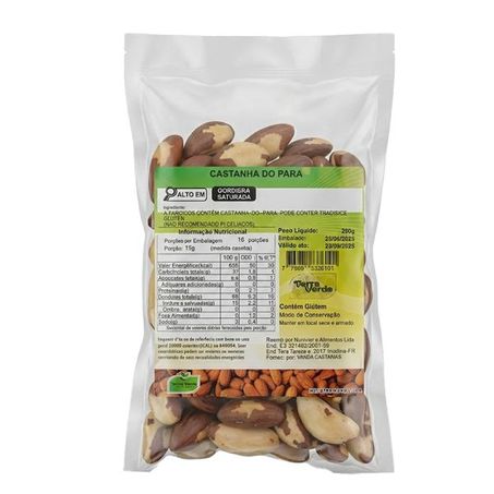 CASTANHA DO PARA INTEIRA 250G