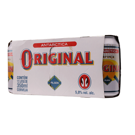 Cerveja antarctica original pilsen 350ml caixa com 12un 360-33