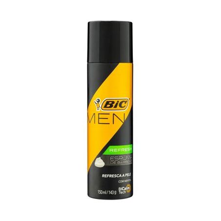 ESPUMA BARB MEN BIC REFRESH 150ML