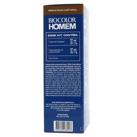 Coloração Biocolor Homem Bozzano Castanho Médio 360-10