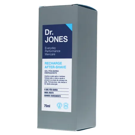 Gel Pós-Barba Dr. Jones Energizante Caixa 75ml 360-3