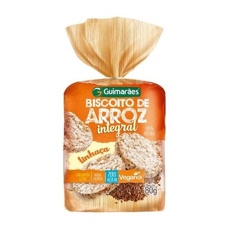 Bisc arroz guimaraes integral linhaca org 80g