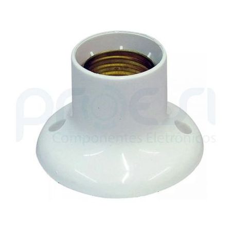 Bocal para teto 250v branco 150w com 1