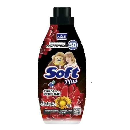 AMACIANTE SOFT PLUS CONCENTRADO 1L MISTERIO