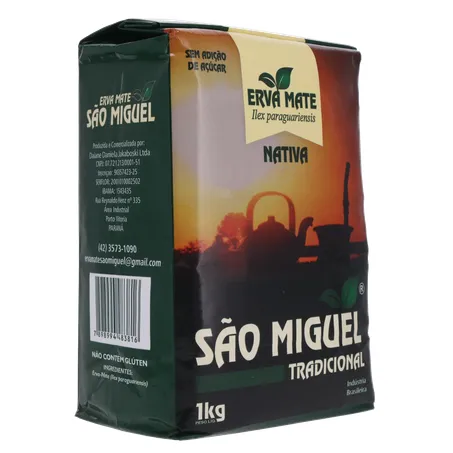 Erva mate sao miguel nativa 1kg 360-14