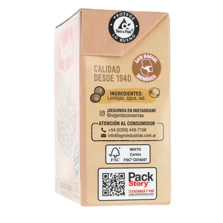 LENTILHA EM CONSERVA IMPORTADO DA ARGENTINA VIGENTE TP 200G 360-8