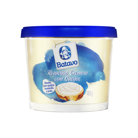 Requeijão batavo tradicional 400g