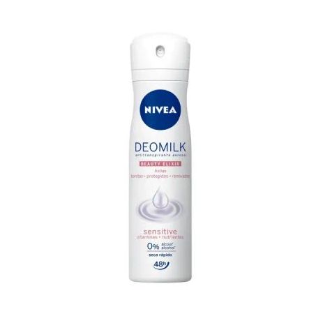 DESODORANTE NIVEA 150ML AERO FEM.DEOMILK SENSITIVE