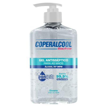 ÁLCOOL GEL COPERALCOOL BACFREE 400G