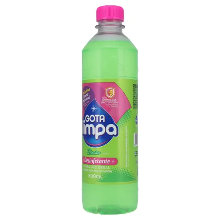 Desinfetante para Uso Geral Gota Limpa Limão Pet 500ml 360-3