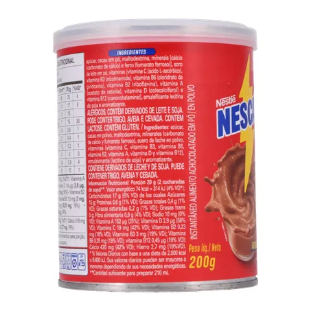 Achocolatado Pó Nescau Fator Crescer Lt 200g 360-30
