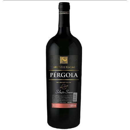 Vinho de Mesa Tinto Pérgola  Seleção Suave Garrafa 1lt