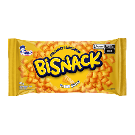 Salgadinho Panco Bisnack Queijo 80g
