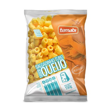 Salgadinho temabi queijo tubo 150g