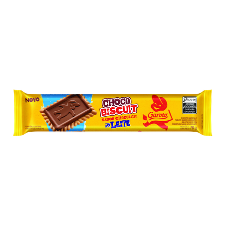 Chocobiscuit garoto 78g choc ao leite