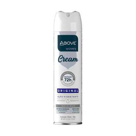 DESODORANTE ABOVE AEROSSOL WOM CREAM 150ML