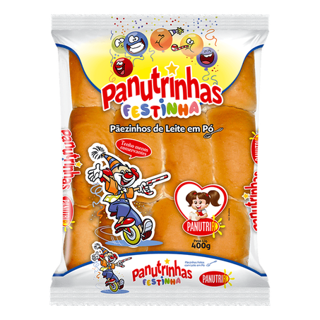 Pãezinhos de Leite Panutrinha Panutrir 400g