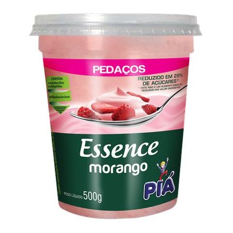 Iogurte Piá Essence Morango 500G