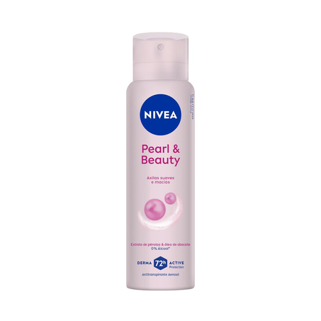 Desodorante Aerossol Nivea 150ml - Pearl & Beauty