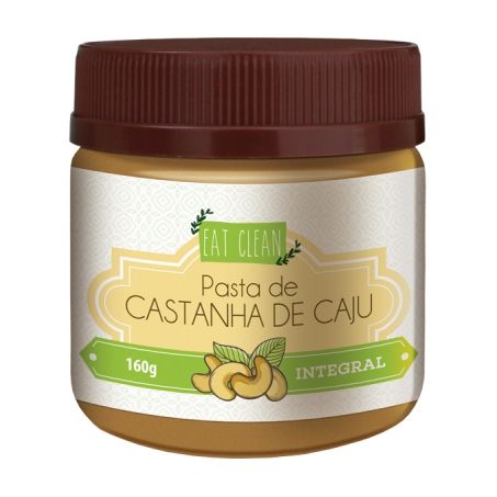 Pasta De Castanha De Caju Eat Clean Integral Pt 160 G