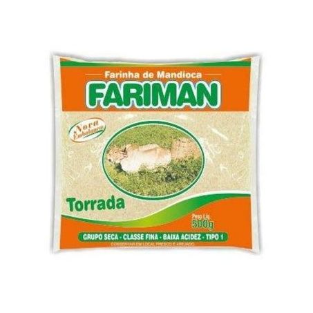 Farinha de mandioca torrada Fariman 500g