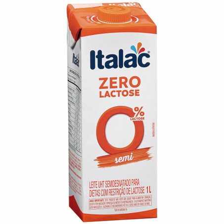Leite UHT Piracanjuba Semidesnatadado Caixa com Tampa 1lt