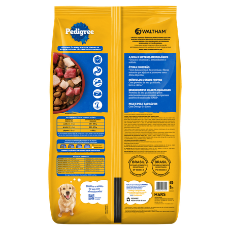 RAÇÃO PEDIGREE ADULTO CARNE FRANGO E CEREAIS 20KG 360-1
