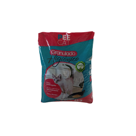 Areia gato peecat granulado 4kg