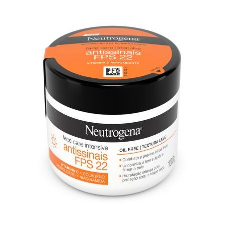 Creme Antissinais Facial Fps 22 Neutrogena Pote 100G