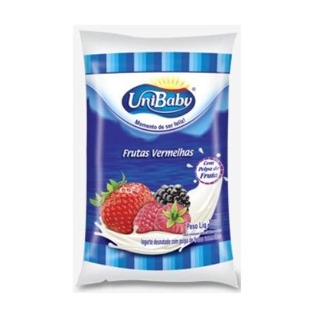Bebida láctea unibaby sabor frutas vermelhas pacote 850g
