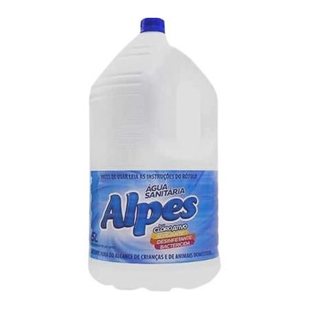 Água sanitária alpes 5l