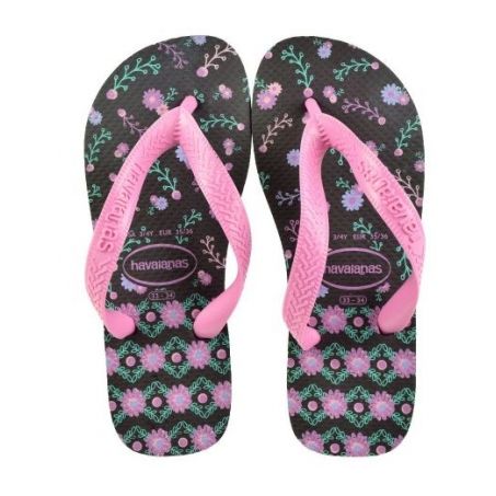 SAND HAVAIANAS KIDS FLORES BERINJELA 25/6