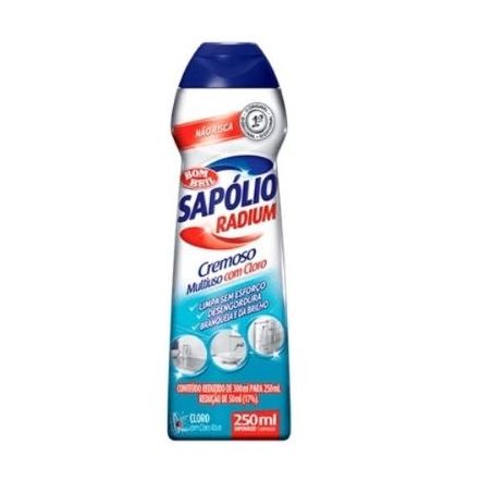 Sapolio radium cremoso 250ml cloro