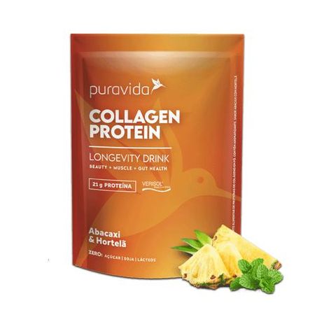 Collagen Protein Abacaxi Puravida 450g