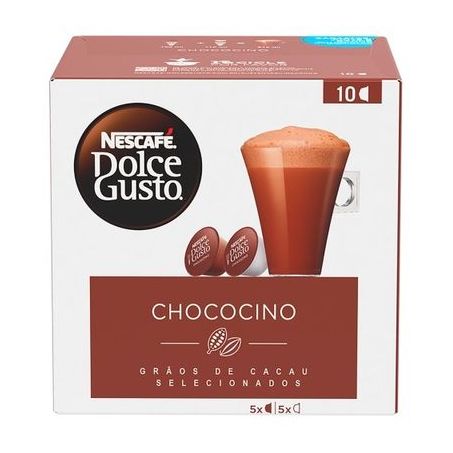Cápsulas de café nescafé dolce gusto chococino 160g c/ 10 cápsulas