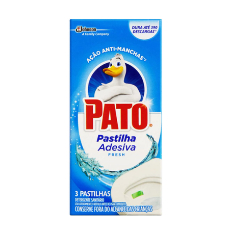 DESODORIZADOR SANITÁRIO PASTILHA ADESIVA MARINE FRESH C/3UN PATO