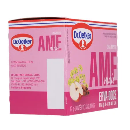 CHÁ DR. OETKER AME MAIS C/10 UNIDADES 360-30