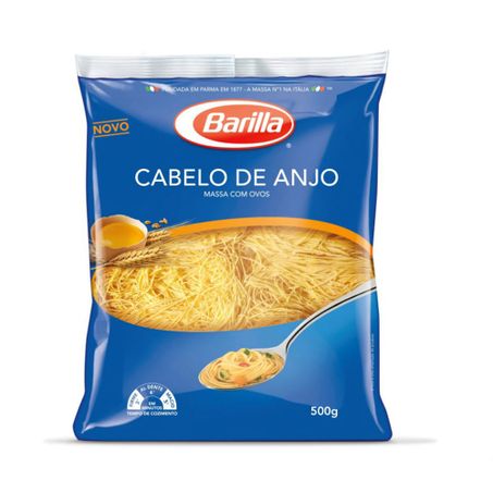 Massa barilla cabelo de anjo com ovos 500g