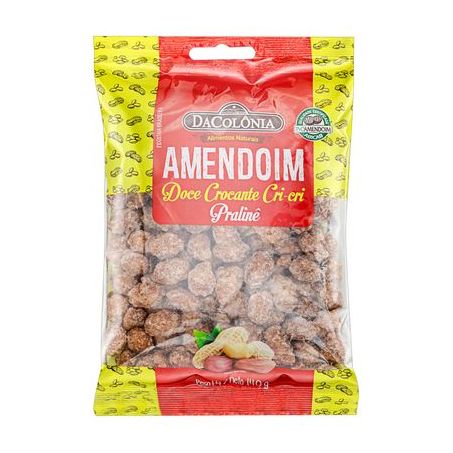Amendoim Doce Dacolônia Crocante Cri-cri Pacote 140G