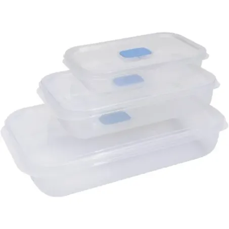 Conjunto Pote Dup Microondas Cristal 3 Pçs 2l1l e 500ml