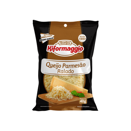 Queijo parmesao ralado kiformaggio 40g