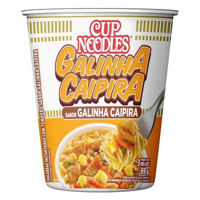 Macarrão galinha caipira cup noodles 69g