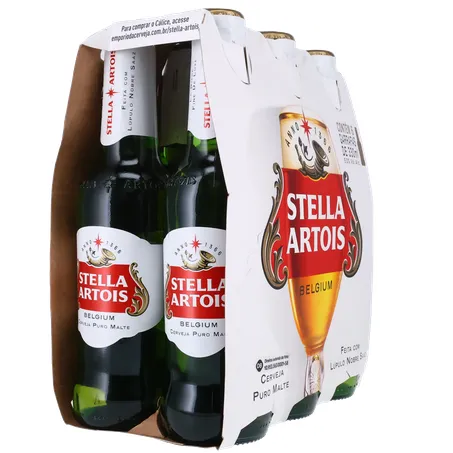Stella Artois Cerveja Lager 330Ml Long Neck Unidade 360-12