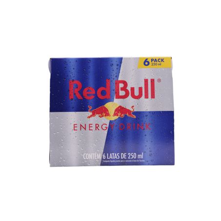 Energetico red bull trad 250ml 6un 360-30