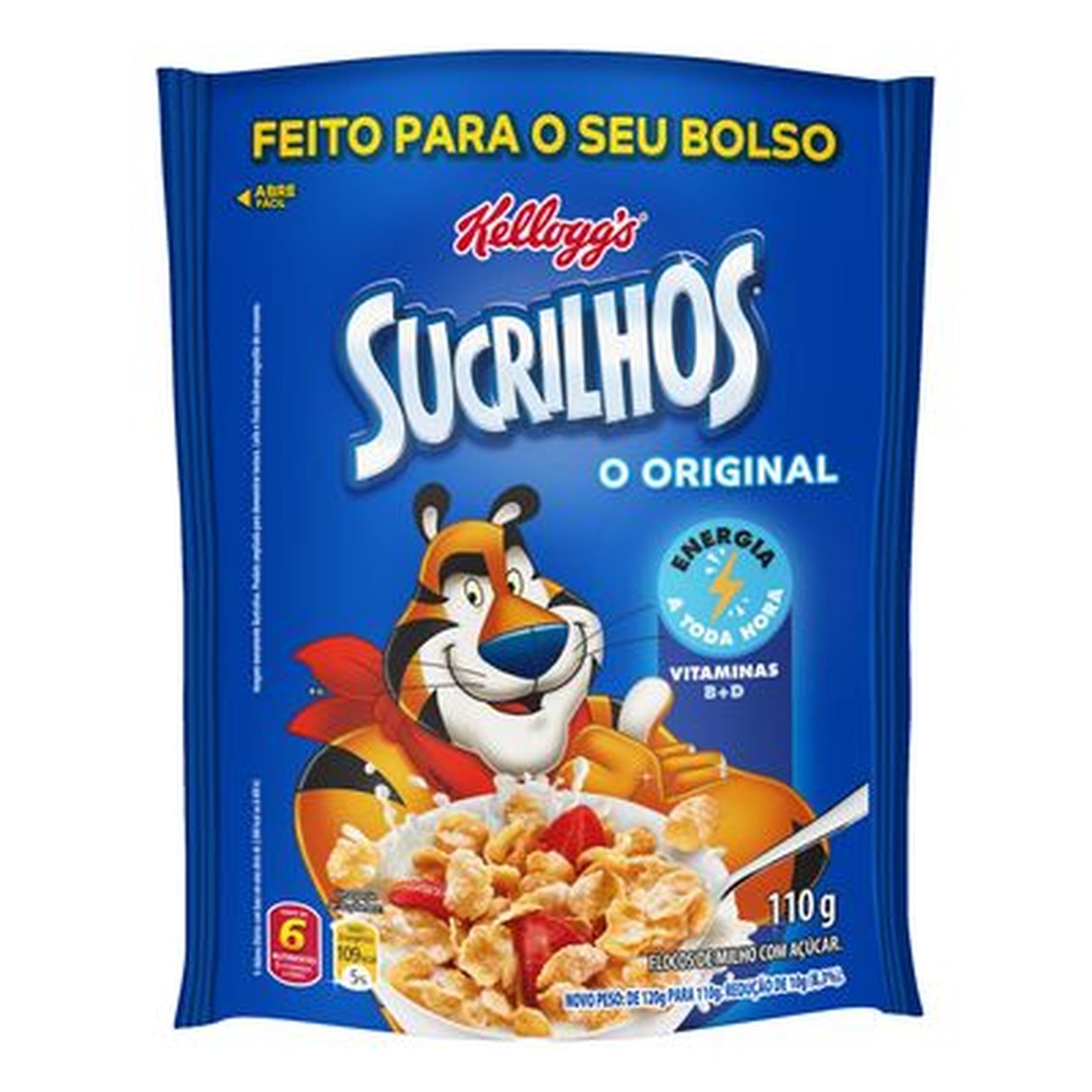 Cereal Sucrilhos 110g Original Kelloggs Sache | Super Colono