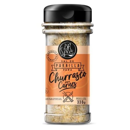 Sal de parrilla para churrasco br spices carnes 330g
