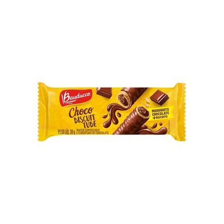 Wafer choco biscuit tube bauducco 27g