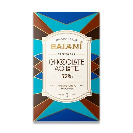 Baiani Chocolate Ao Leite 58G 57 Cacau
