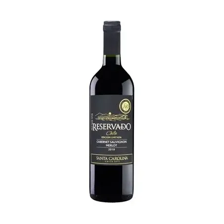 Vinho Chileno Tinto Meio Seco Reservado Santa Carolina Cabernet Sauvignon 750ml