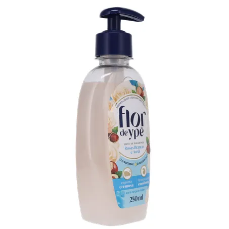 Sabonete Líquido Flor De Ype Rosas Brancas e Avelã Pump 250ml 360-31